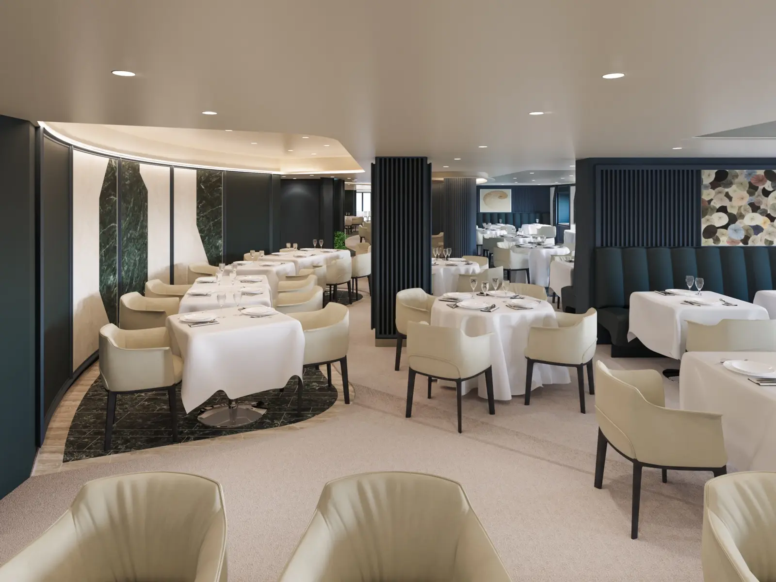 Fil Rouge restaurant aboard EXPLORA III
