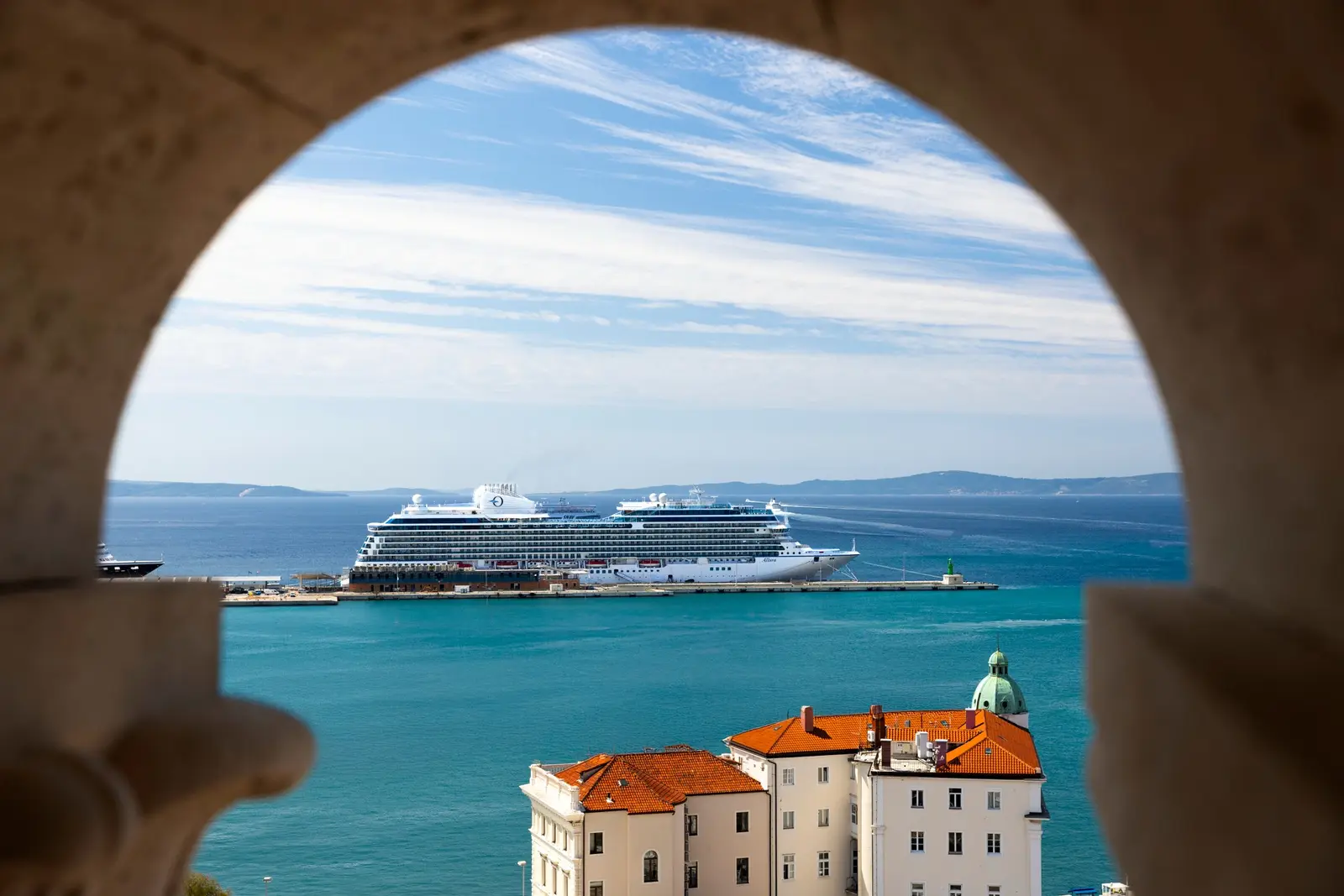 Oceania Allura in port at Split Croatia