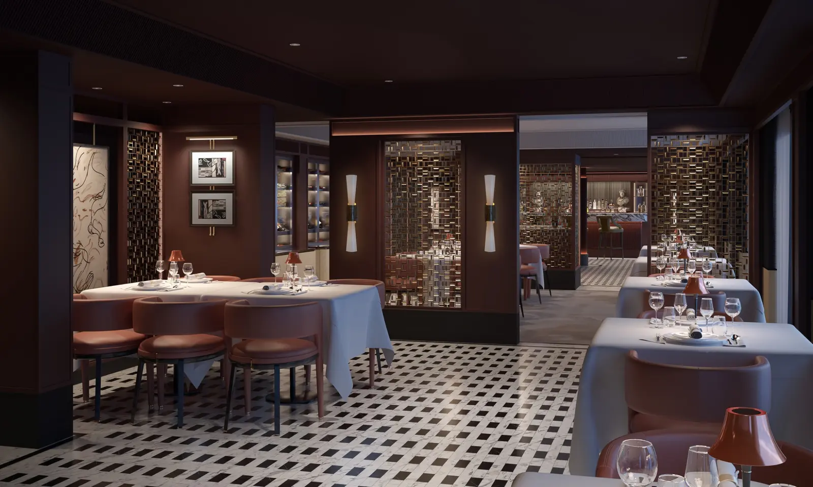 Artist rendering of Prime 7 aboard Seven Seas Prestige