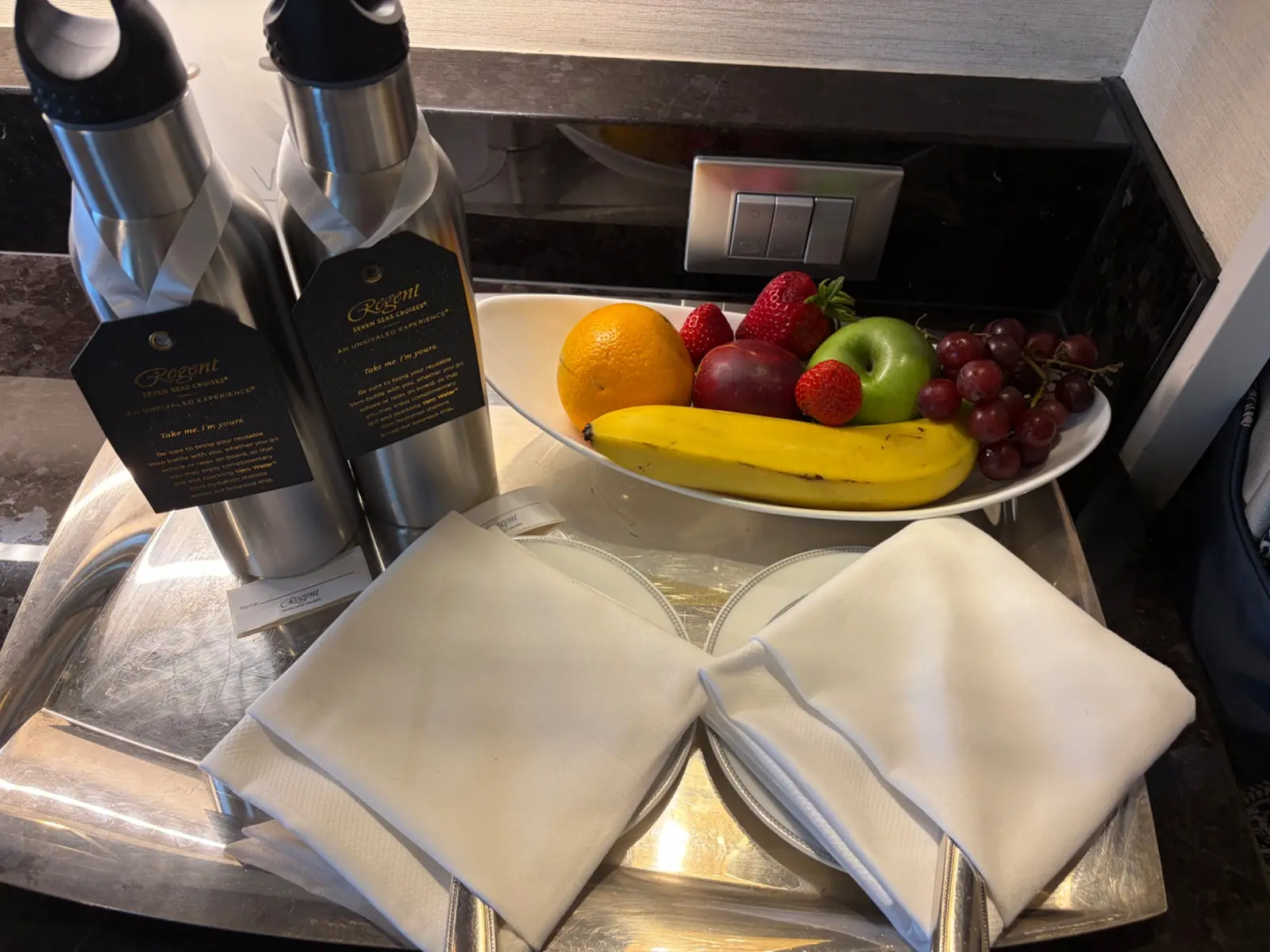 Luxury cruise setting aboard Regent Seven Seas
