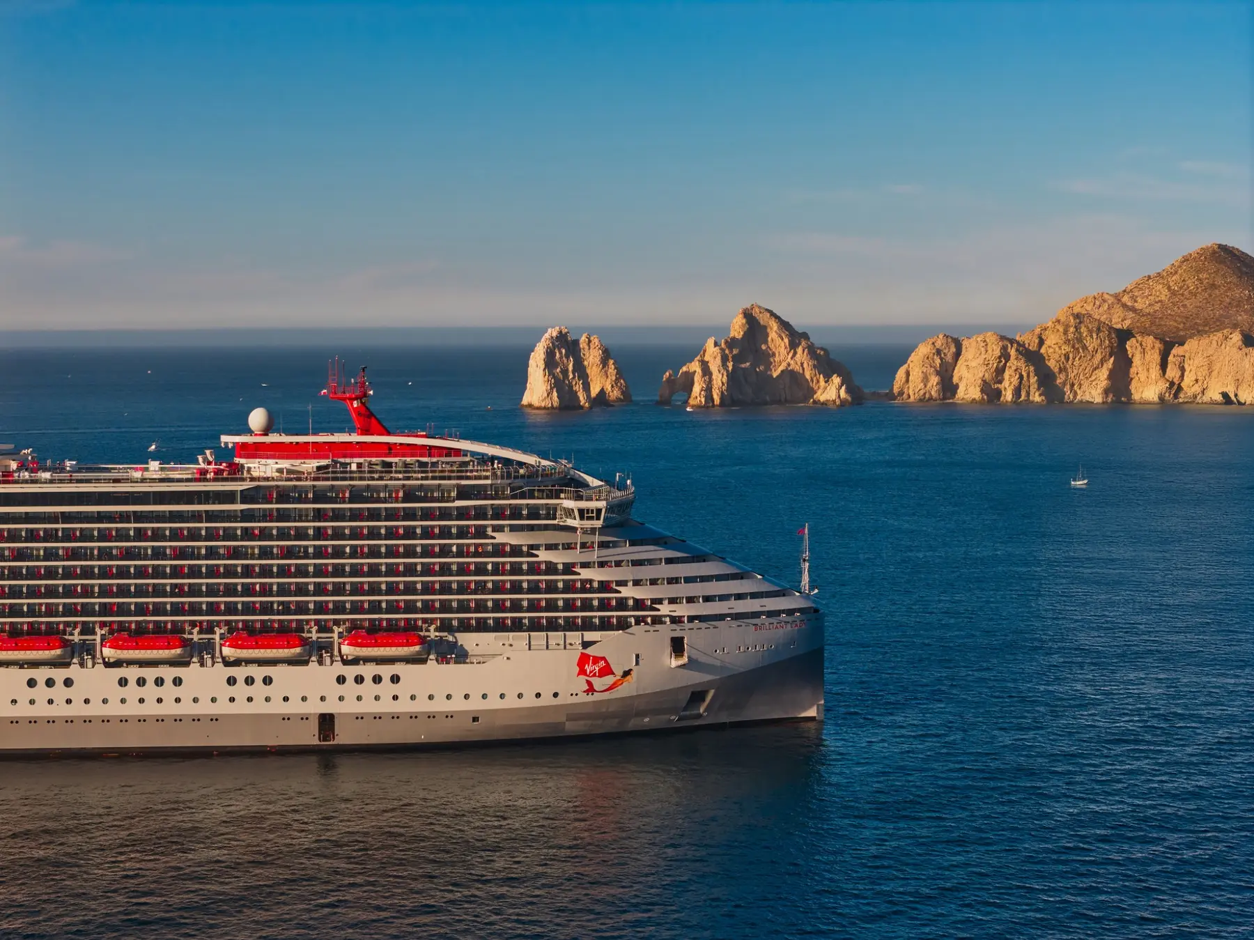 Brilliant Lady sailing near Cabo San Lucas