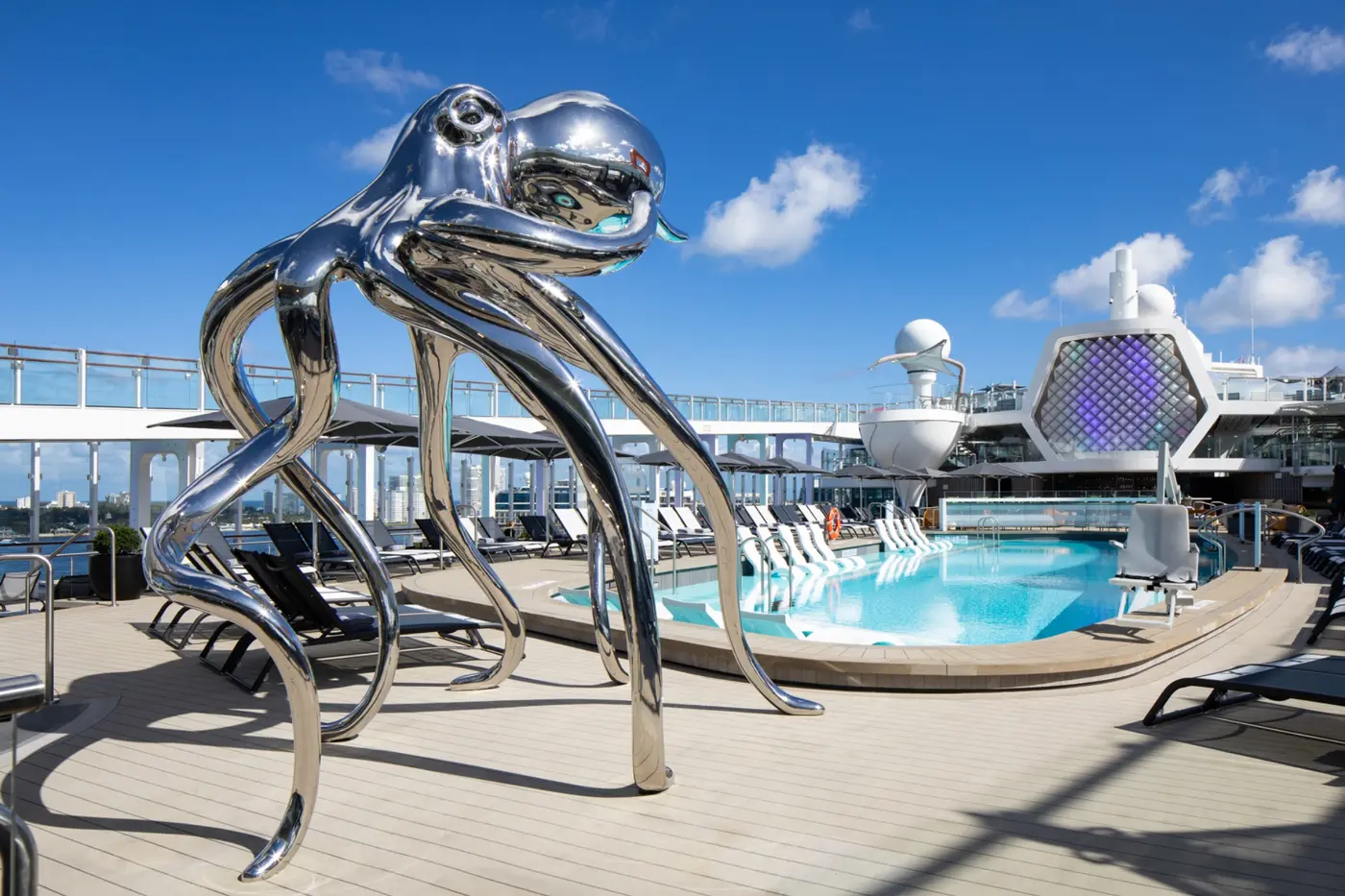 Celebrity Cruises resort deck pool